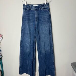 Remain by Birger Christensen Wide Leg Jeans 100% Cotton High Rise Size 6